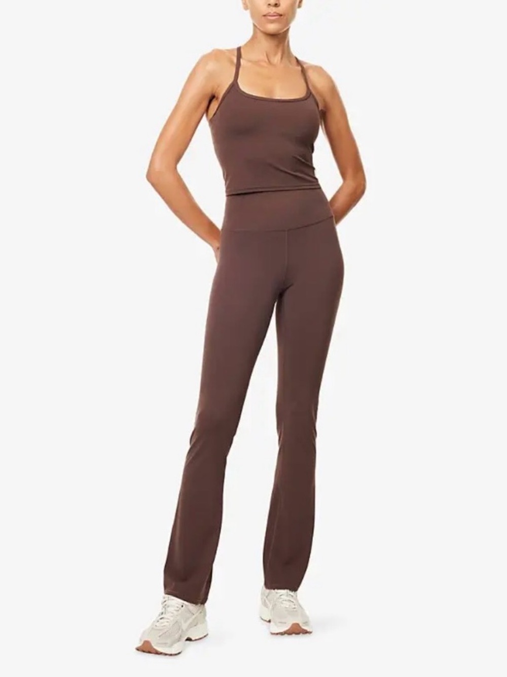 Vuori Woman’s Leggings in Brown size Small Athleisure Loungewear